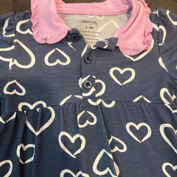 B 10    Silkberry Baby Bamboo Skirted Bodysuit - Picture 3 of 6